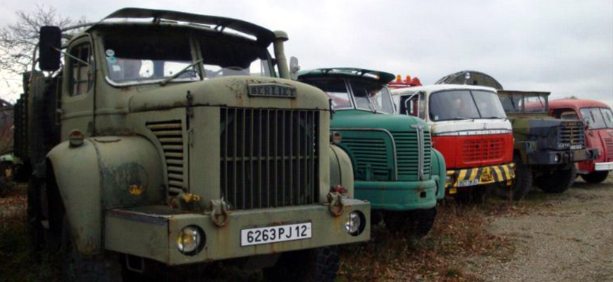 Sortie visite camions archives Retro 2011