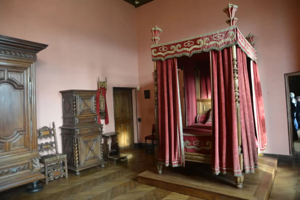 chambre au château de Castelnau